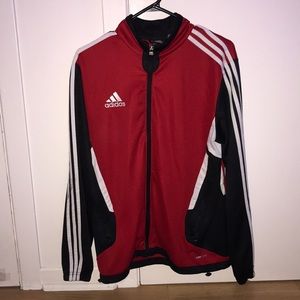 Red Adidas sweater